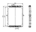 Радиатор охлаждения DAF F95 87 M+/ 310430 OE 1288560